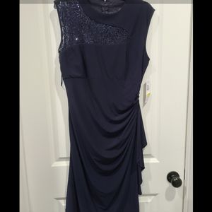 R&M Richard's Navy Dress Size 14